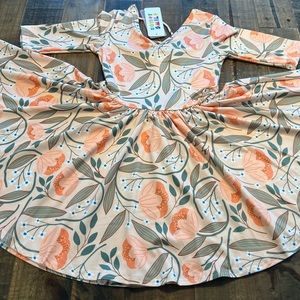 Dot Dot Smile size 3/4, 5/6, 7 or 8/10 girls floral Ballerina twirl dress new